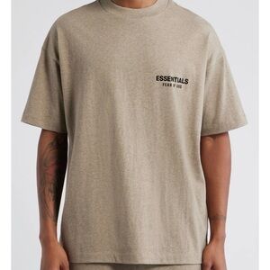 Essentials Fear Of God Classic Fit Cotton Graphic T-Shirt